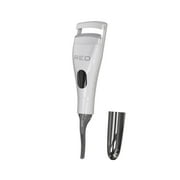 Red by Kiss Dual Heated Eyelash Curler \u0026 Wand (2-in-1), Fast Heat Mini Travel Electric Lash Curler with USB-C, Silicone Comb, LED Display, 24 Hours Long Lasting, 3 Heating Mode (White)